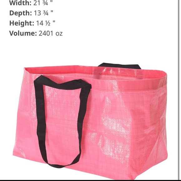 TWO New IKEA bags Pink - Picture 4 of 5